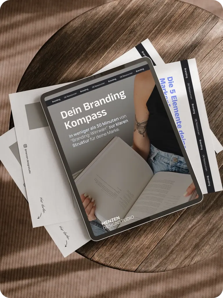 Digitaler Brand-Guide auf mobilem Endgerät dargestellt